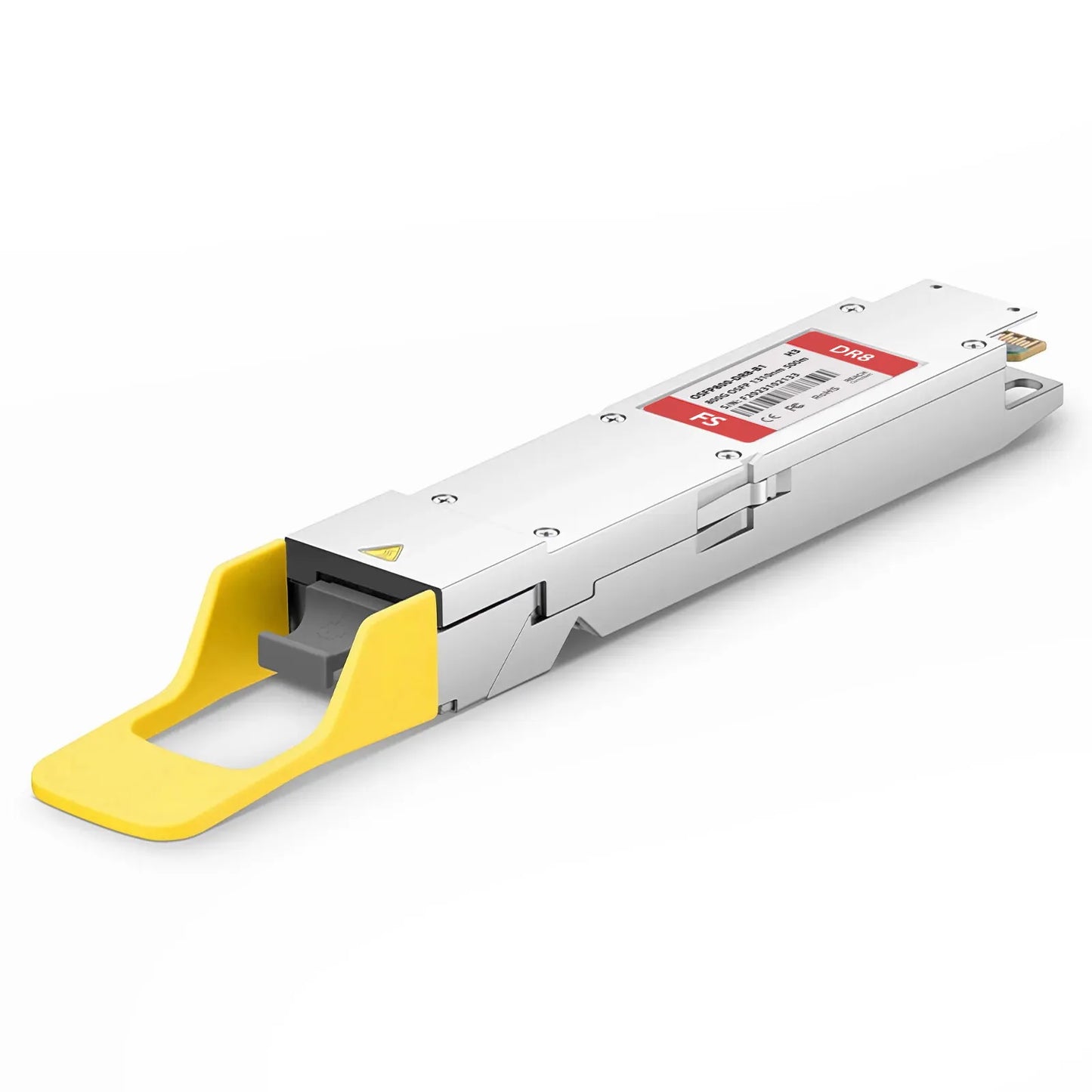 H3C Compatible 800GBASE-DR8 OSFP Finned Top 8 x 100G PAM4 1310nm 500m DOM MPO-16/APC SMF Optical Transceiver Module, Breakout to 2 x 400G-DR4 and 8 x 100G-DR
