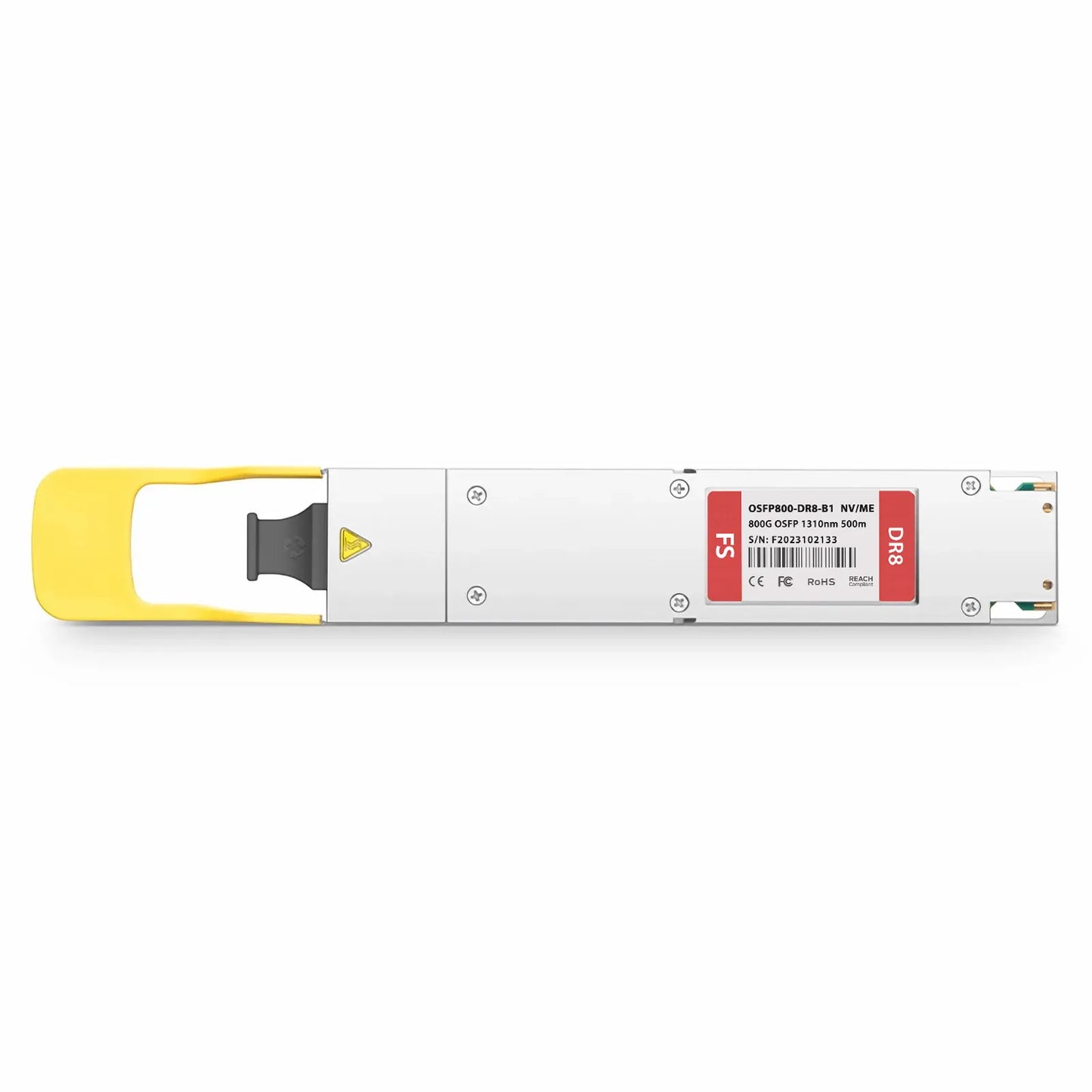 NVIDIA/Mellanox MMS4X00-NM16 Compatible 800GBASE-DR8 OSFP Finned Top 8 x 100G PAM4 1310nm 500m DOM MPO-16/APC SMF Ethernet Optical Transceiver Module, Breakout to 2 x 400G-DR4 and 8 x 100G-DR