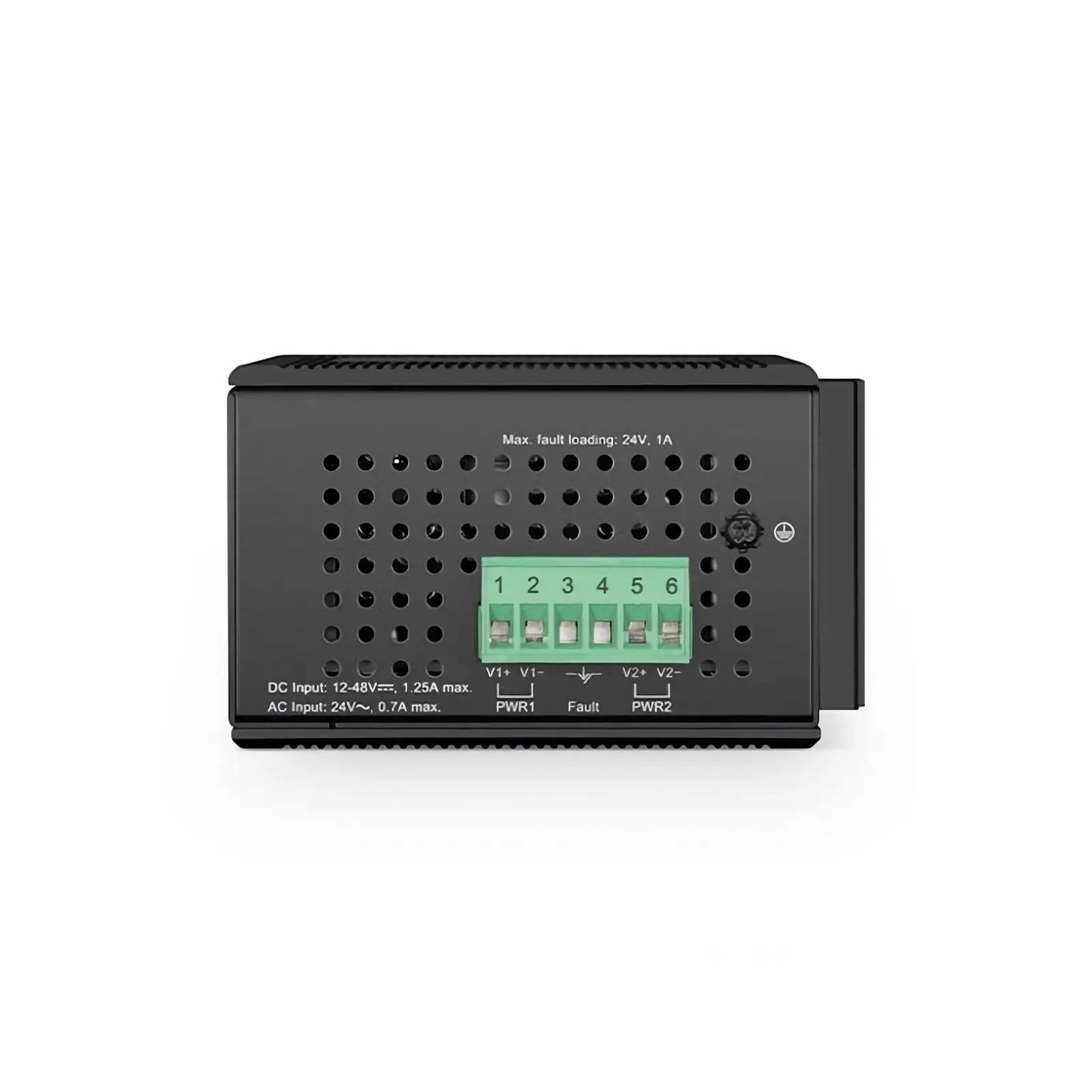 IES3110-8TF, 8-Port Gigabit Ethernet L2+ Managed Industrial Switch, 8 x 10/100/1000BASE-T, with 2 x 1Gb SFP, -40 to 75°C Operating Temperature