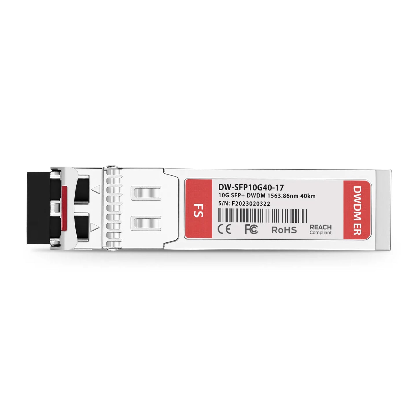 Cisco C17 DWDM-SFP10G-63.86 Compatible SFP+ 10G DWDM 1563.86nm 100GHz 40km DOM Duplex LC/UPC SMF Optical Transceiver Module for Transmission