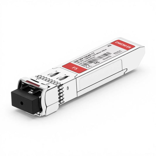 H3C C17 DWDM-SFP10G-63.86-40 Compatible SFP+ 10G DWDM 1563.86nm 100GHz 40km DOM Duplex LC/UPC SMF Optical Transceiver Module for Transmission