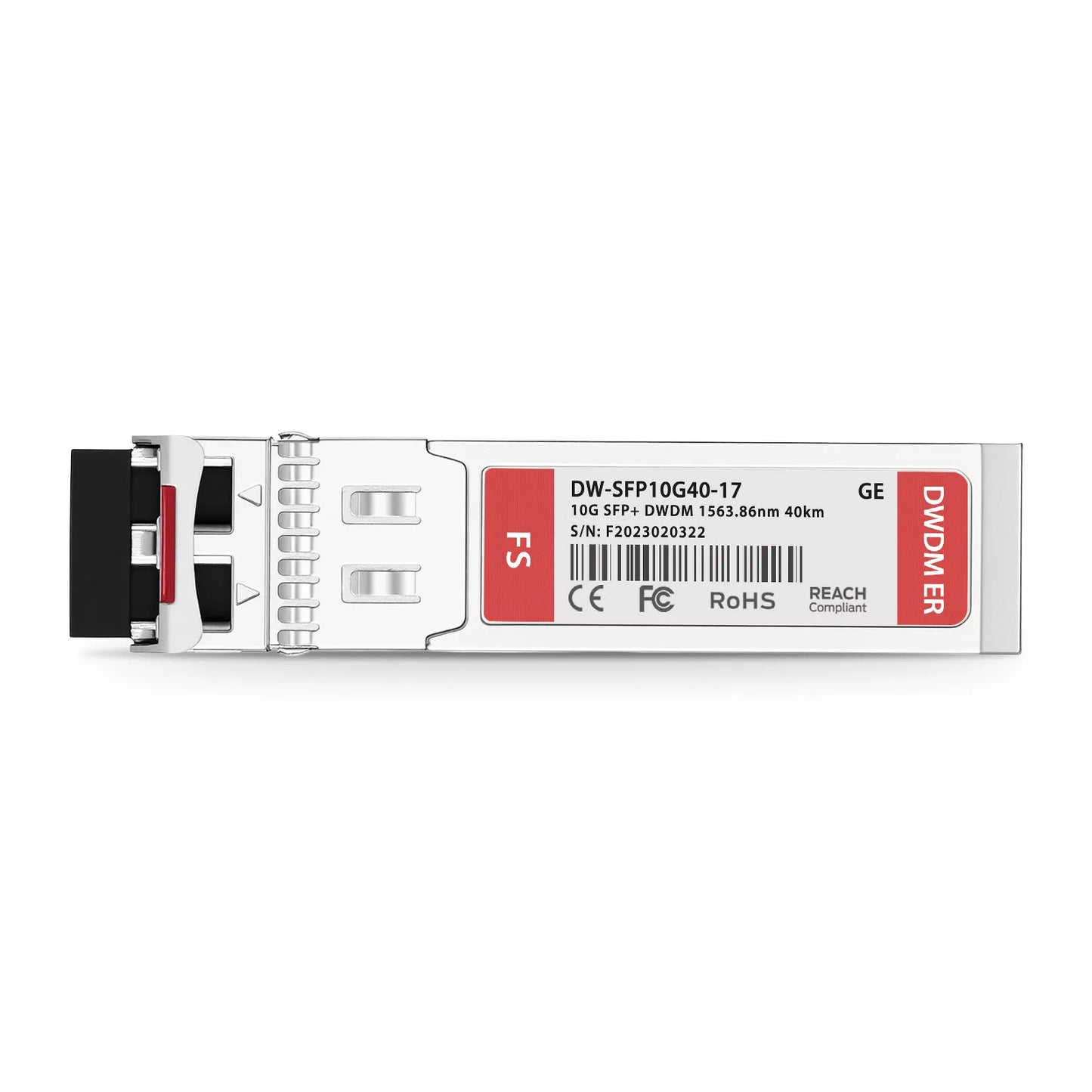 Generic Compatible C17 SFP+ 10G DWDM 1563.86nm 100GHz 40km DOM Duplex LC/UPC SMF Optical Transceiver Module for Transmission