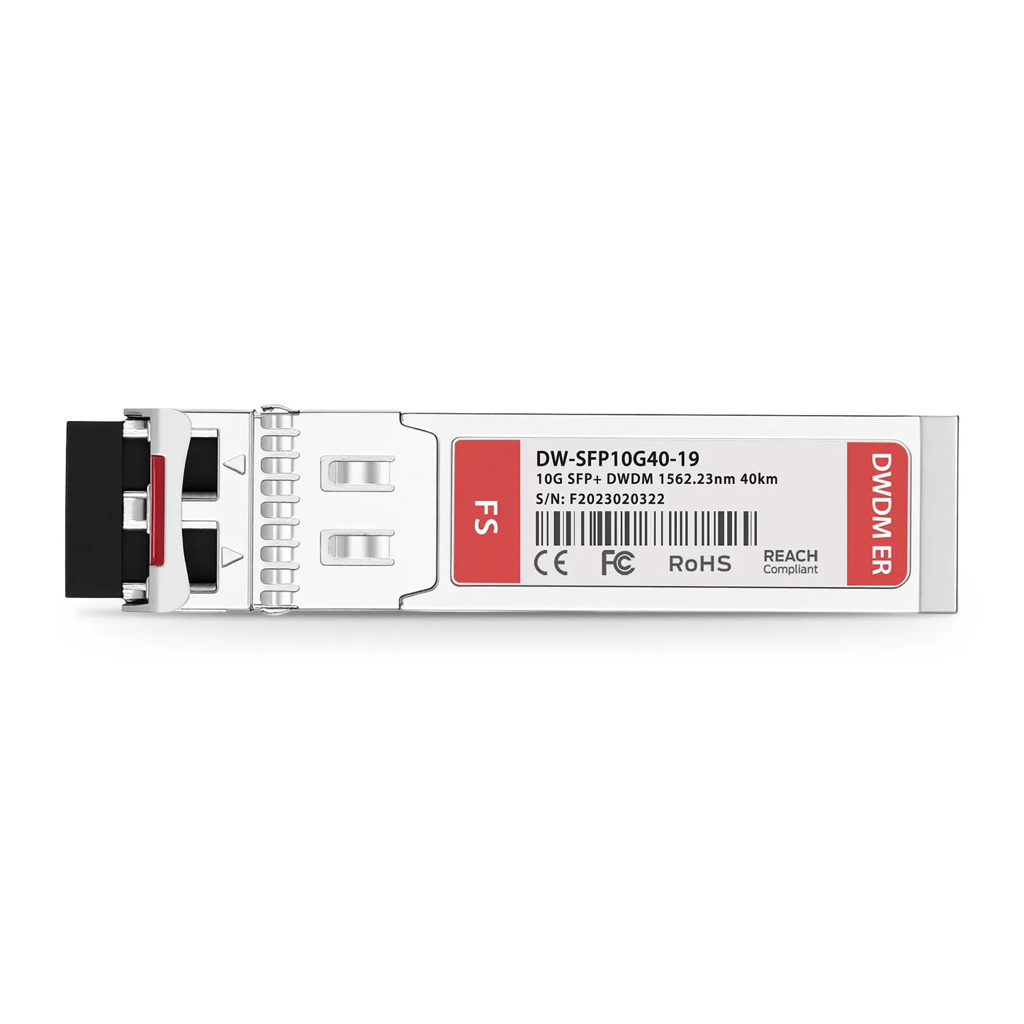 Cisco C19 DWDM-SFP10G-62.23 Compatible SFP+ 10G DWDM 1562.23nm 100GHz 40km DOM Duplex LC/UPC SMF Optical Transceiver Module for Transmission