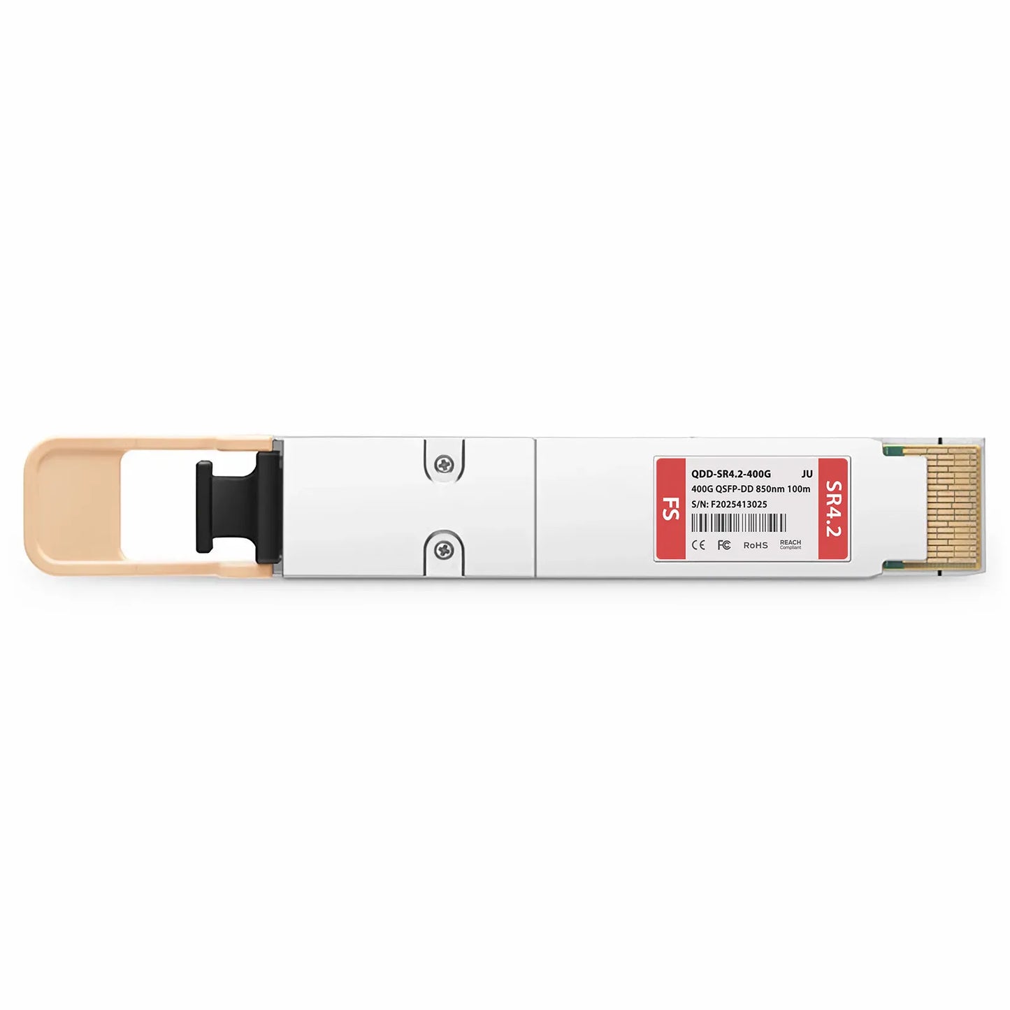 Juniper QDD-400G-SR4P2 Compatible 400GBASE-SR4.2 QSFP-DD 8 x 50G PAM4 850nm 100m MPO-12/UPC MMF Optical Transceiver Module, Breakout to 4 x 100G-SR1.2