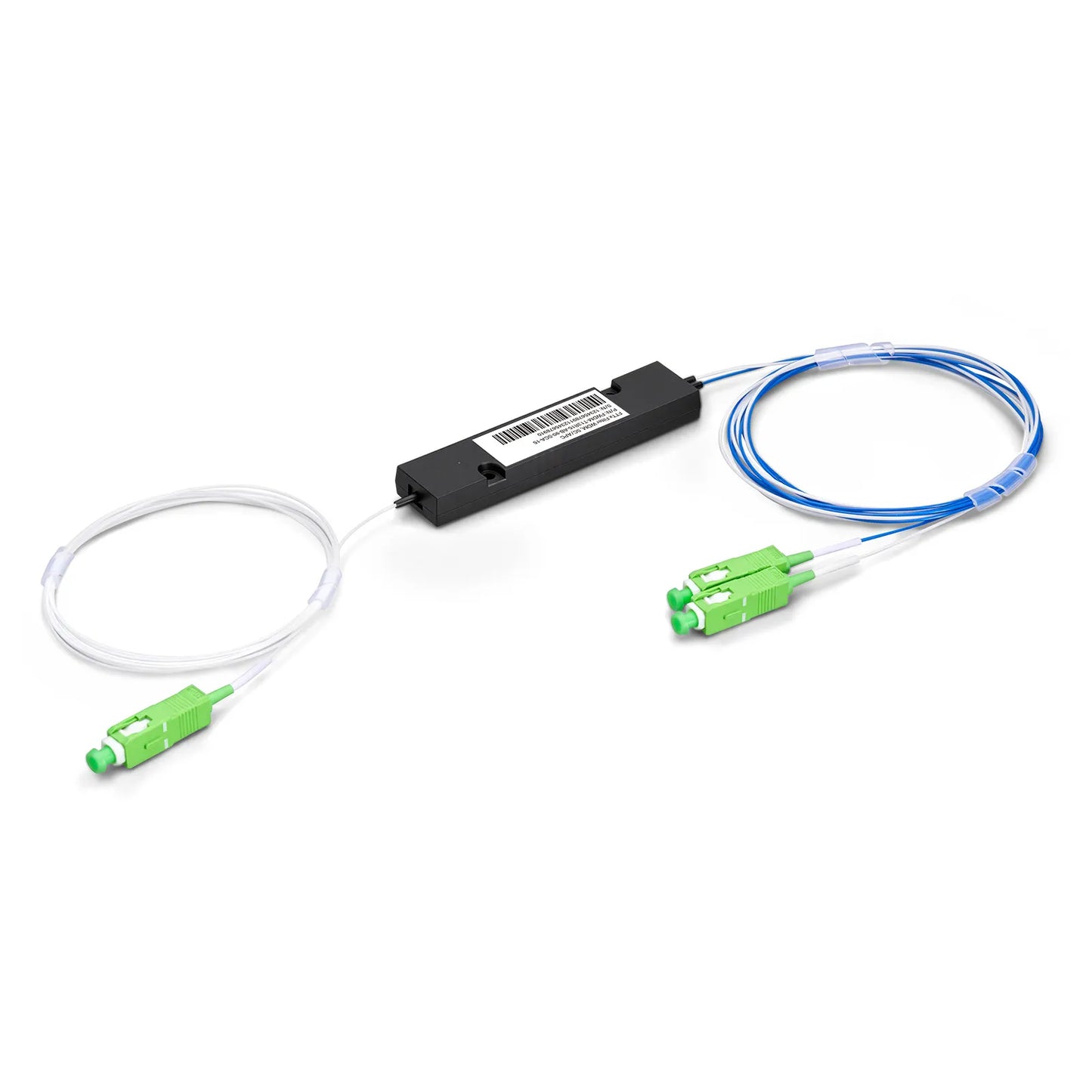 FWDM-T13R15-AB-90-SCA-15, T1310/R1550nm Filter Wavelength Division Multiplexer, ABS Module, SC/APC, 900μm, 1.5m
