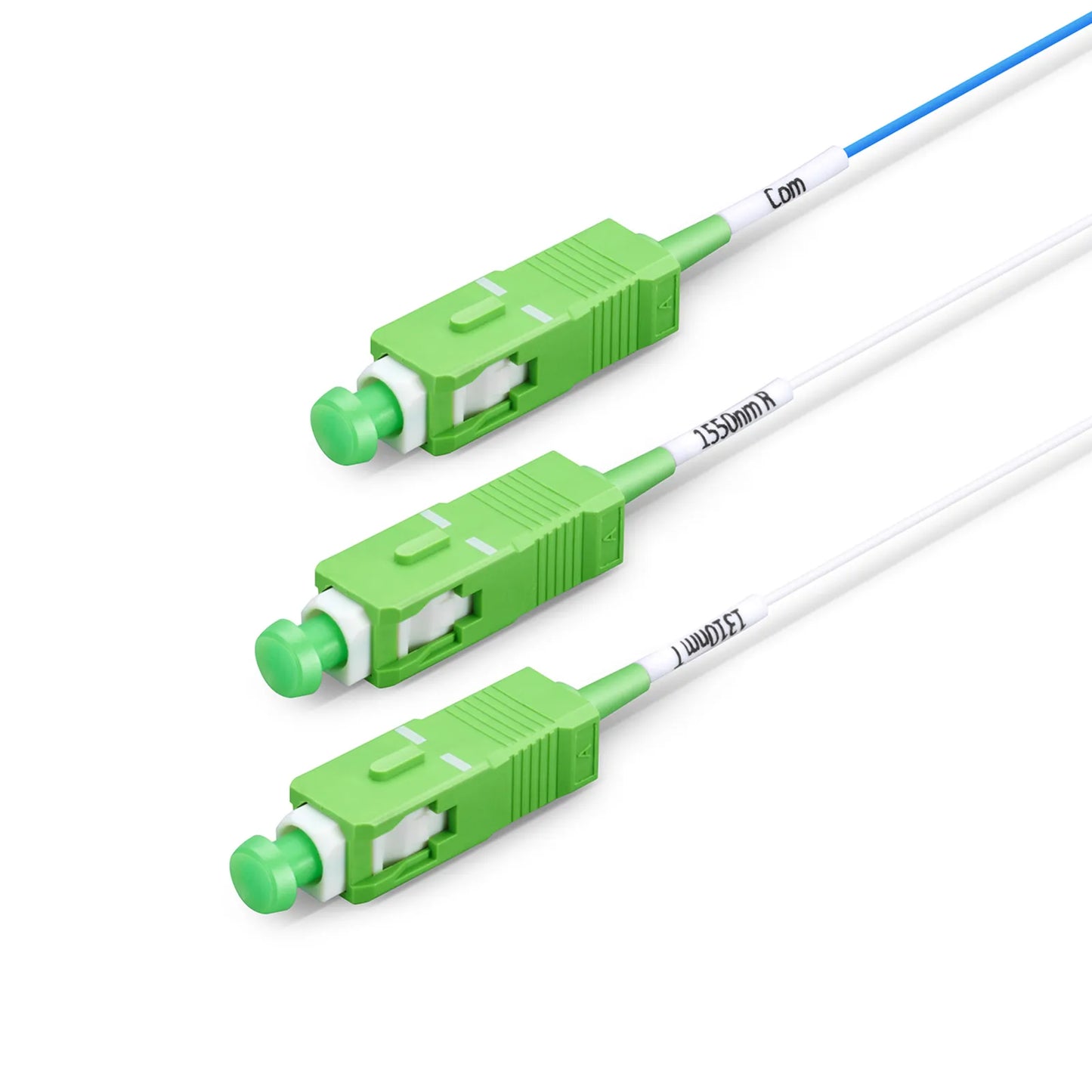 FWDM-T13R15-AB-90-SCA-15, T1310/R1550nm Filter Wavelength Division Multiplexer, ABS Module, SC/APC, 900μm, 1.5m