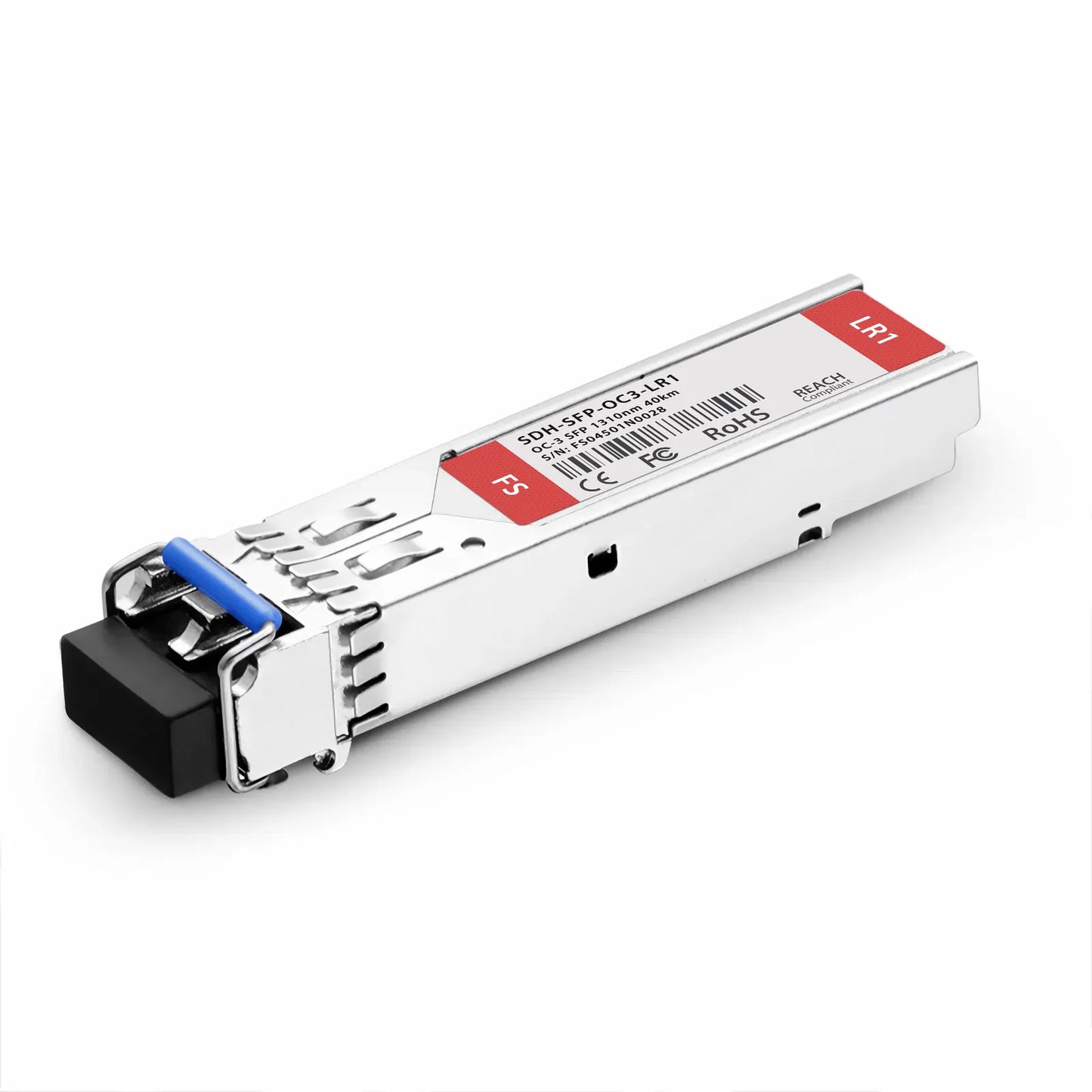 Cisco ONS-SI-155-L1 Compatible OC-3/STM-1 LR-1 SFP 1310nm 40km DOM Duplex LC SMF Optical Transceiver Module