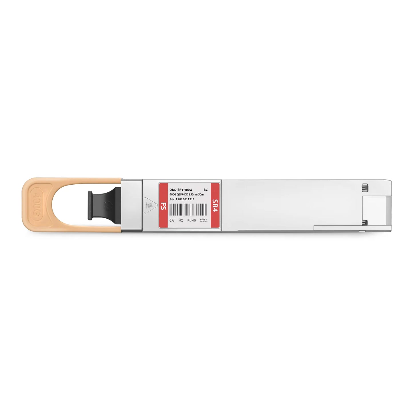 Broadcom Compatible 400GBASE-SR4 QSFP-DD 8 x 50G PAM4 850nm 50m DOM MPO-12/APC MMF Optical Transceiver Module