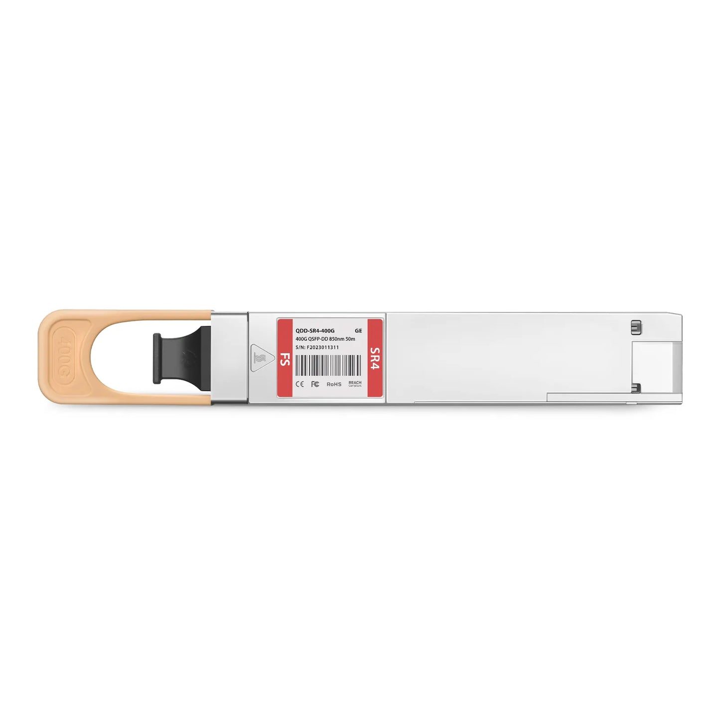 Generic Compatible 400GBASE-SR4 QSFP-DD 8 x 50G PAM4 850nm 50m DOM MPO-12/APC MMF Optical Transceiver Module