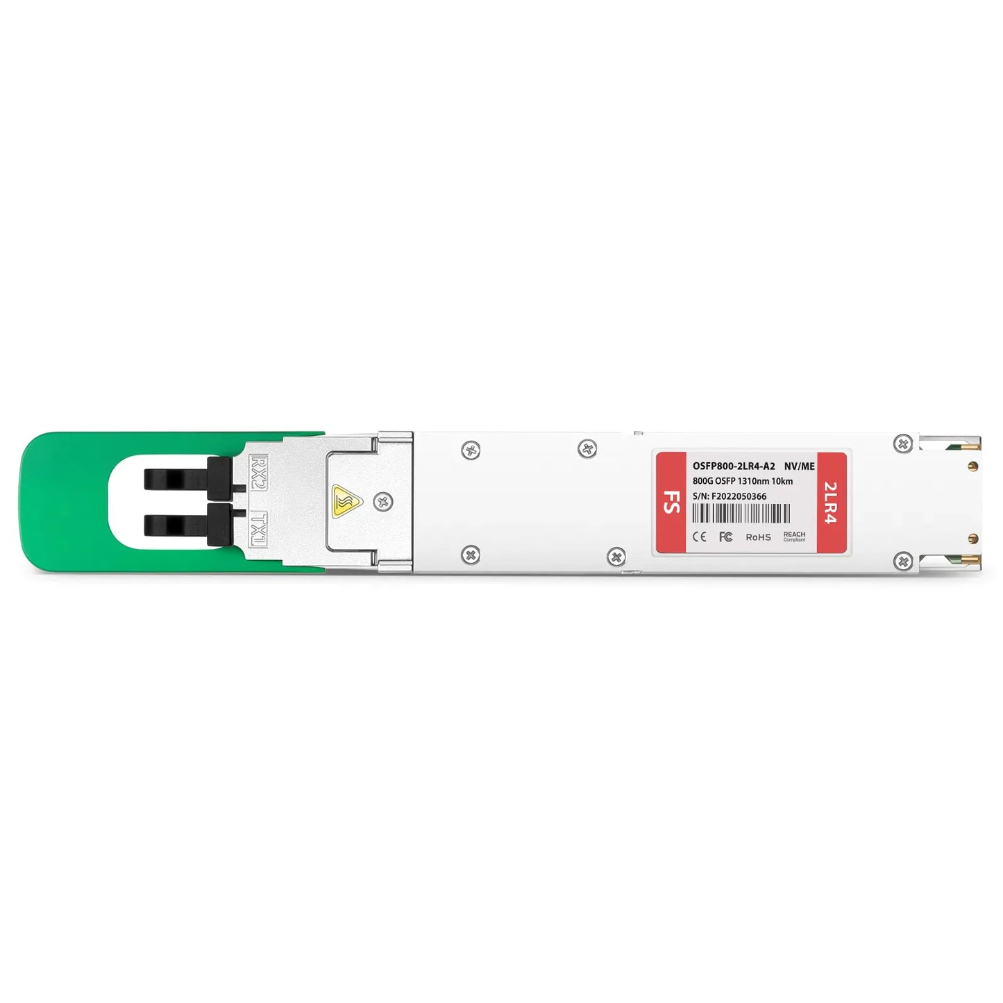 NVIDIA/Mellanox Compatible 800GBASE 2 x LR4 OSFP Closed Finned Top 8 x 100G PAM4 1310nm 10km DOM Dual Duplex LC/UPC SMF Ethernet Optical Transceiver Module