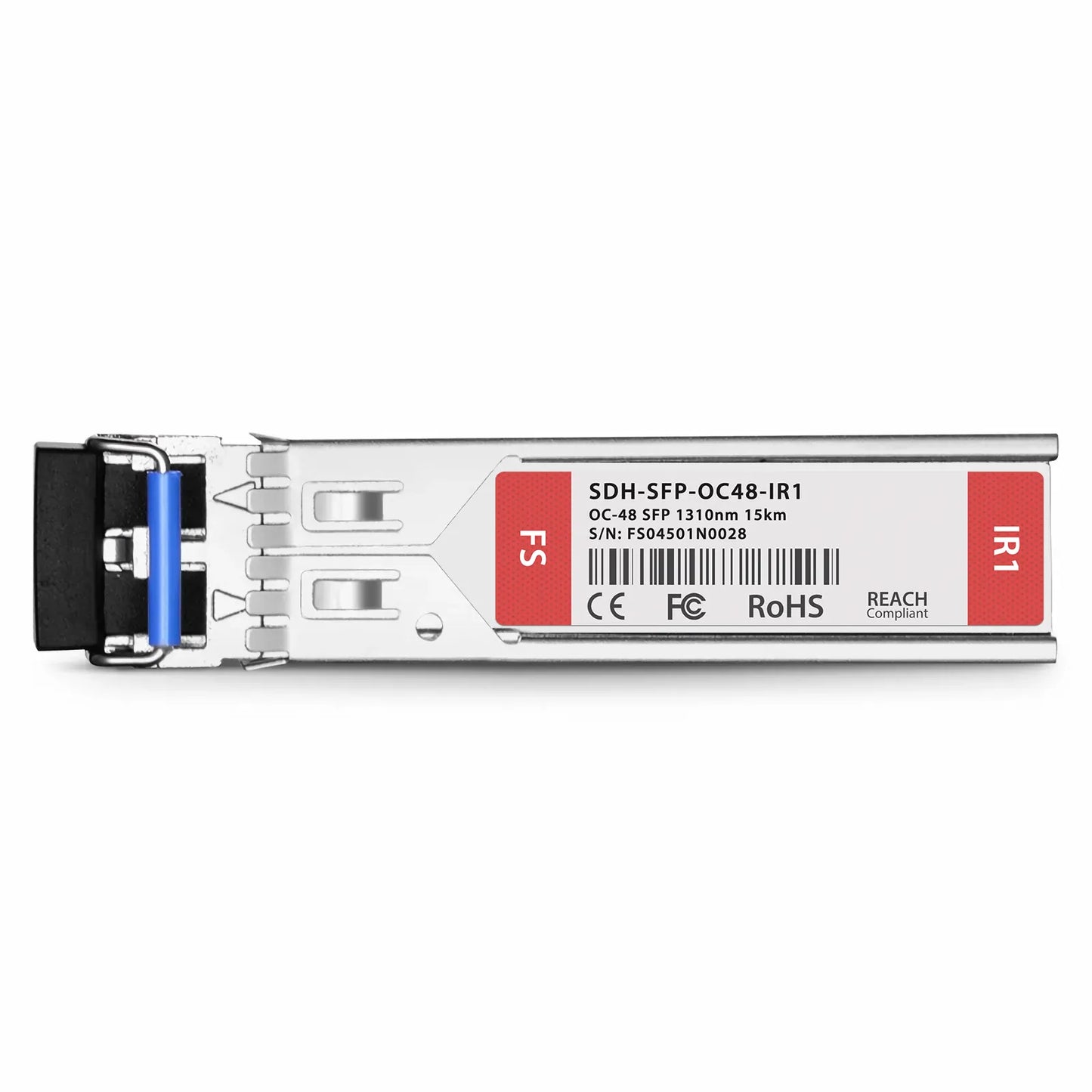 Cisco Compatible 1000BASE-LX and OC-48/STM-16 IR-1 SFP 1310nm 15km DOM Duplex LC SMF Optical Transceiver Module