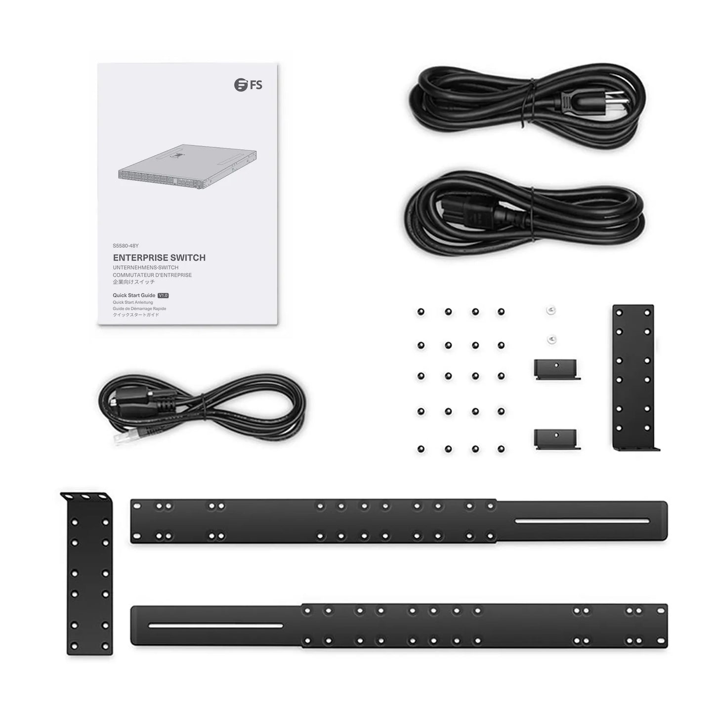 S5580-48Y, 48-Port Ethernet L3 Switch, 48 x 25Gb SFP28, 8 x 100Gb QSFP28 Uplinks, PicOS®, Support EVPN-VXLAN&MLAG, Broadcom Chip