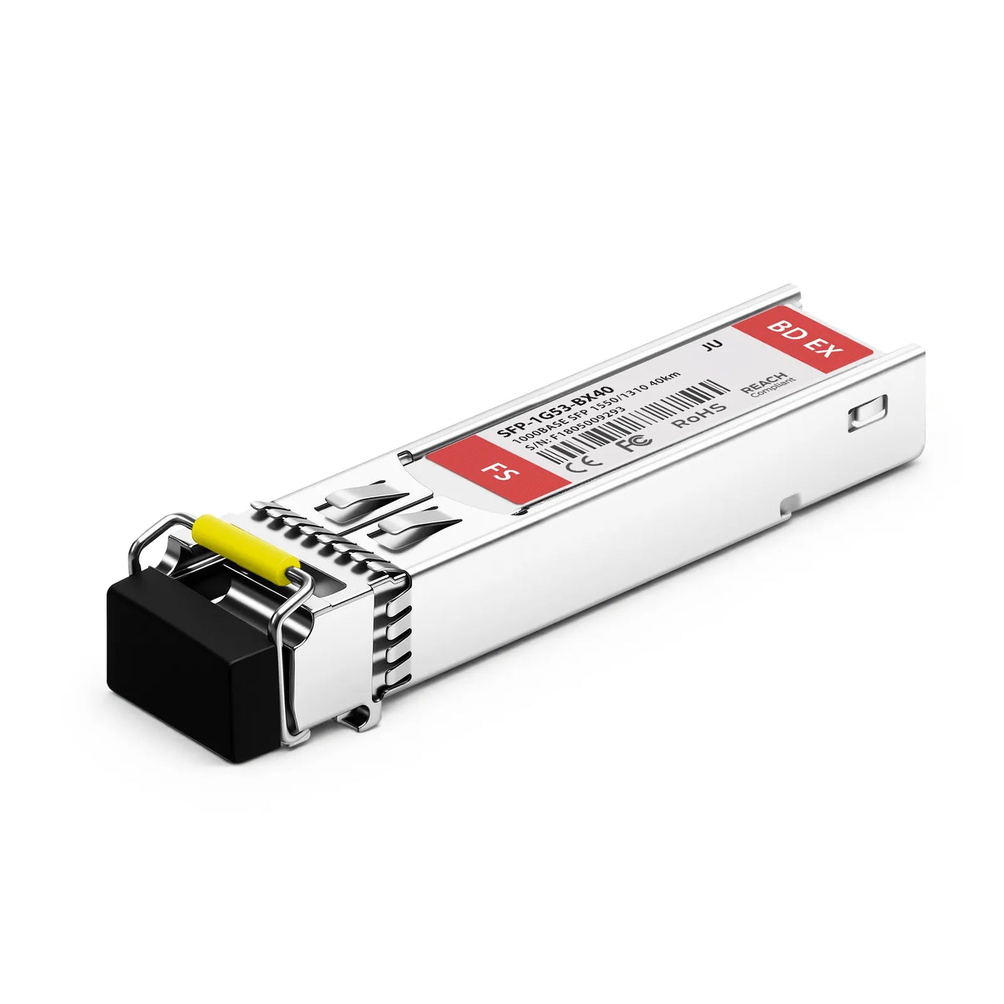 Juniper Networks SFP-GE40KT15R13 Compatible 1000BASE-BX-D SFP BiDi 1550nm-TX/1310nm-RX 40km DOM Simplex LC/UPC SMF Optical Transceiver Module