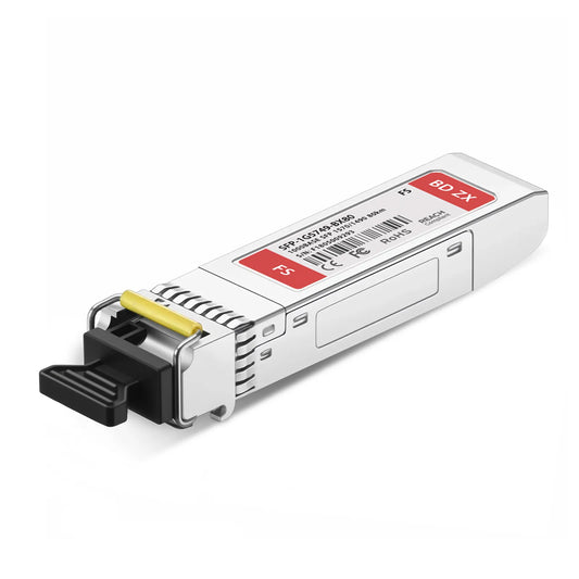 1000BASE-BX-D SFP BiDi 1570nm-TX/1490nm-RX 80km DOM Simplex LC/UPC SMF Optical Transceiver Module for FS Switches