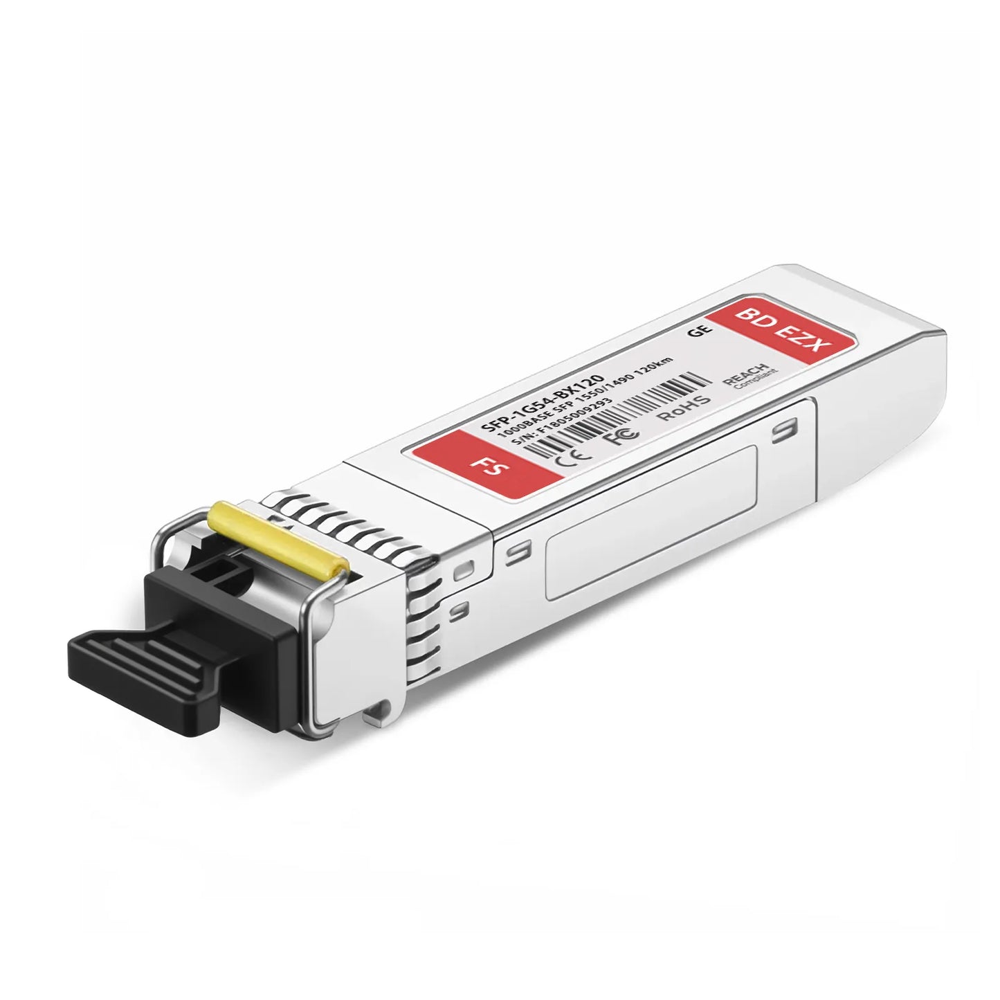 Generic Compatible 1000BASE-BX-D SFP BiDi 1550nm-TX/1490nm-RX 120km DOM Simplex LC/UPC SMF Optical Transceiver Module