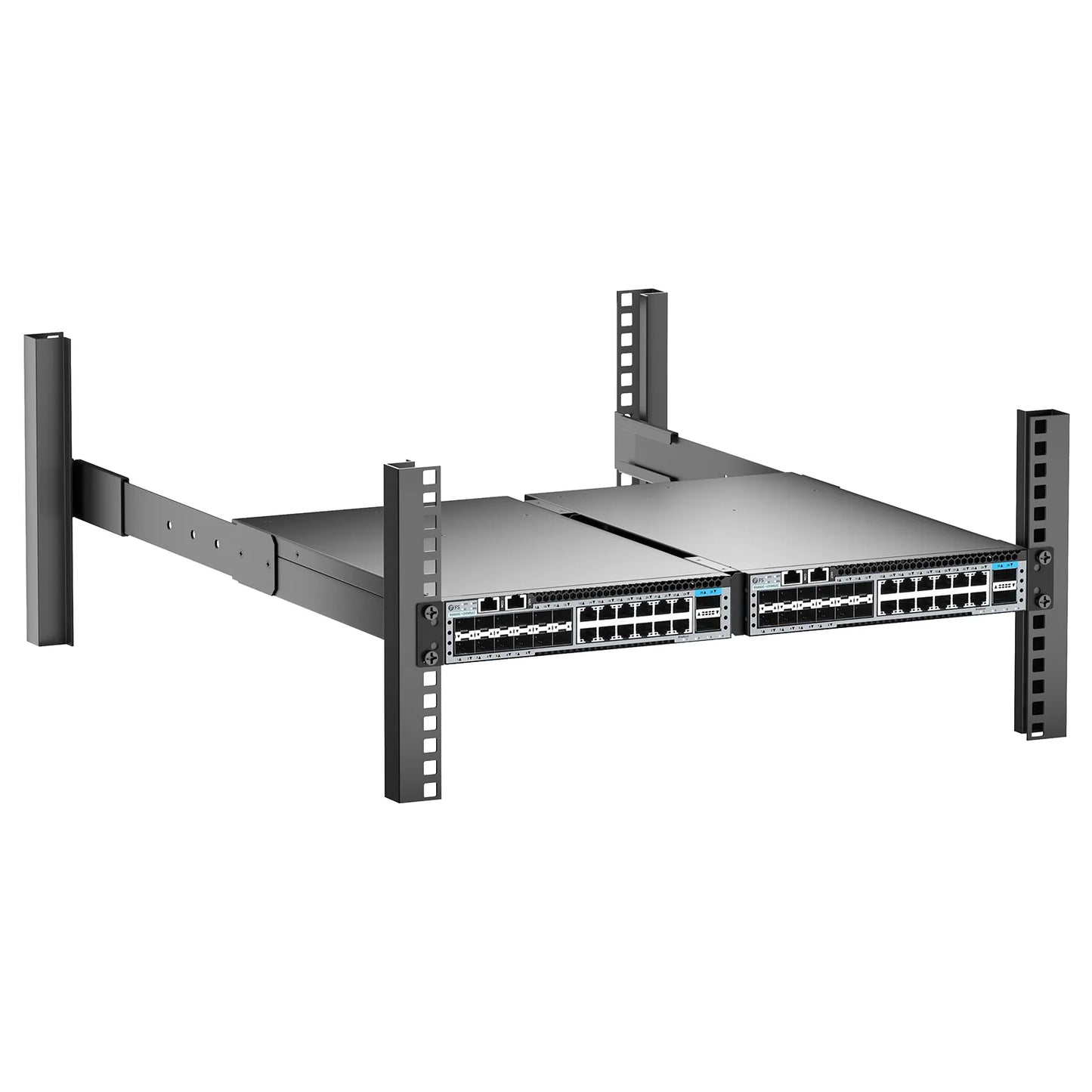 S5850C-12XMS2C, 12-Port Ethernet L3 Half-width Switch, 12 x 10Gb SFP+, 12 x 10GBase-T/Multi-Gigabit, with 2 x 100Gb QSFP28 Uplinks, AV over IP, Support MLAG