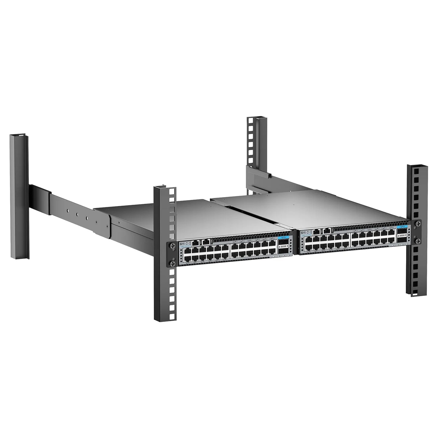 S5850C-24XMG2C, 24-Port Ethernet L3 Half-width Switch, 24 x 10GBase-T/Multi-Gigabit, with 2 x 100Gb QSFP28 Uplinks, AV over IP, Support MLAG