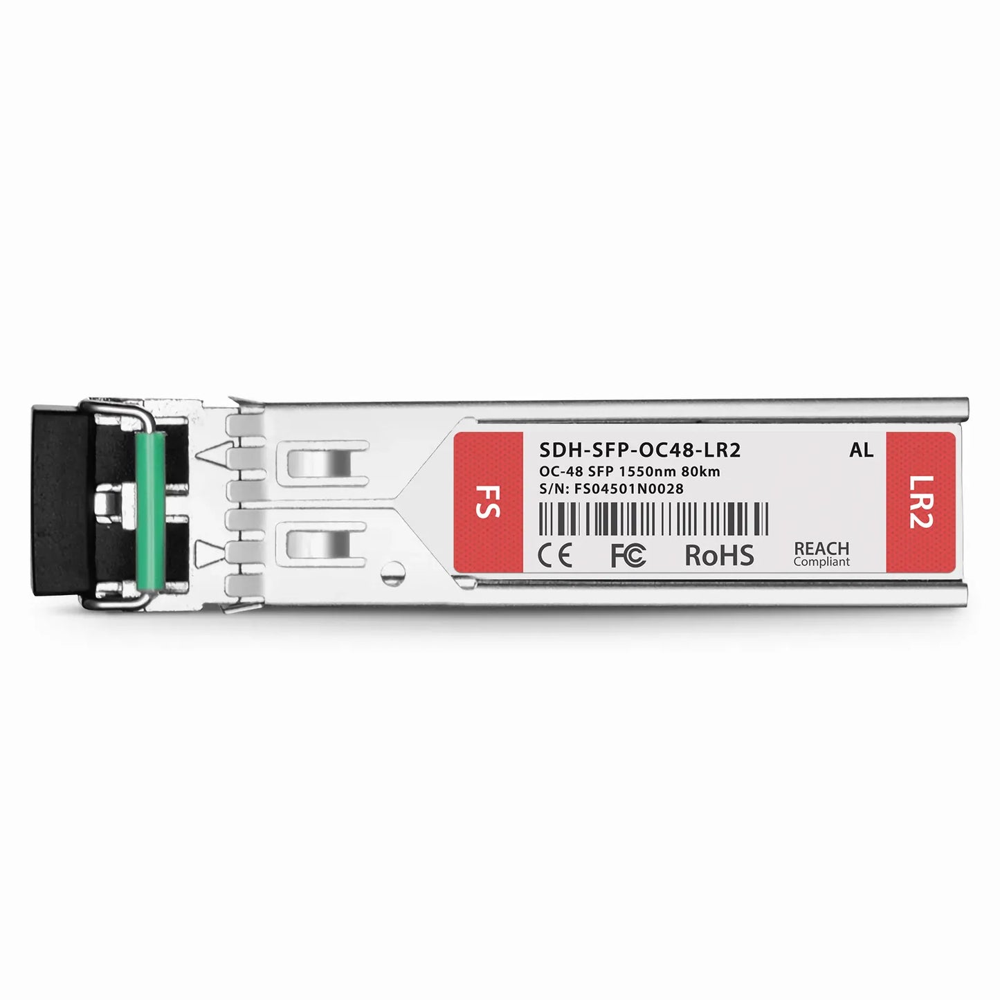 Alcatel-Lucent Compatible OC-48/STM-16 LR-2 SFP 1550nm 80km DOM Duplex LC SMF Optical Transceiver Module