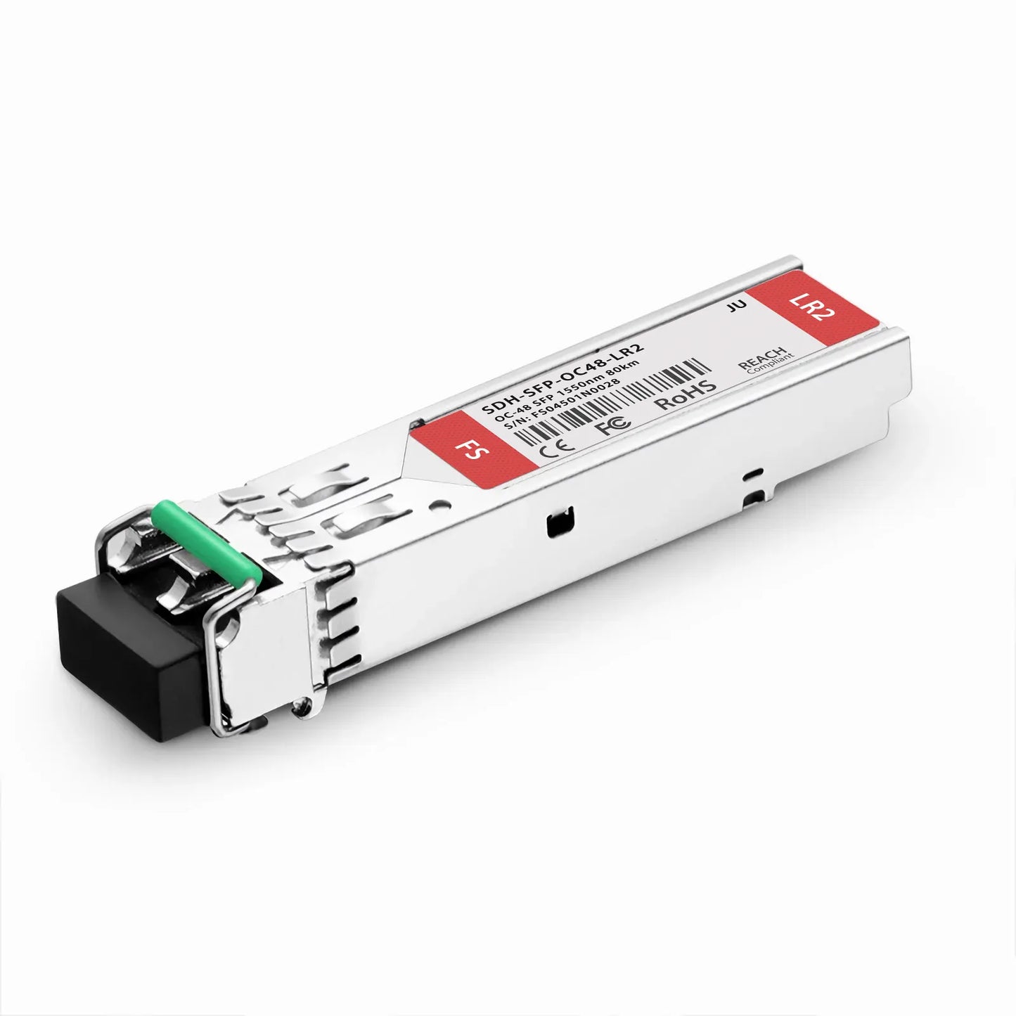 Juniper Networks SFP-1OC48-LR Compatible OC-48/STM-16 LR-2 SFP 1550nm 80km DOM Duplex LC SMF Optical Transceiver Module