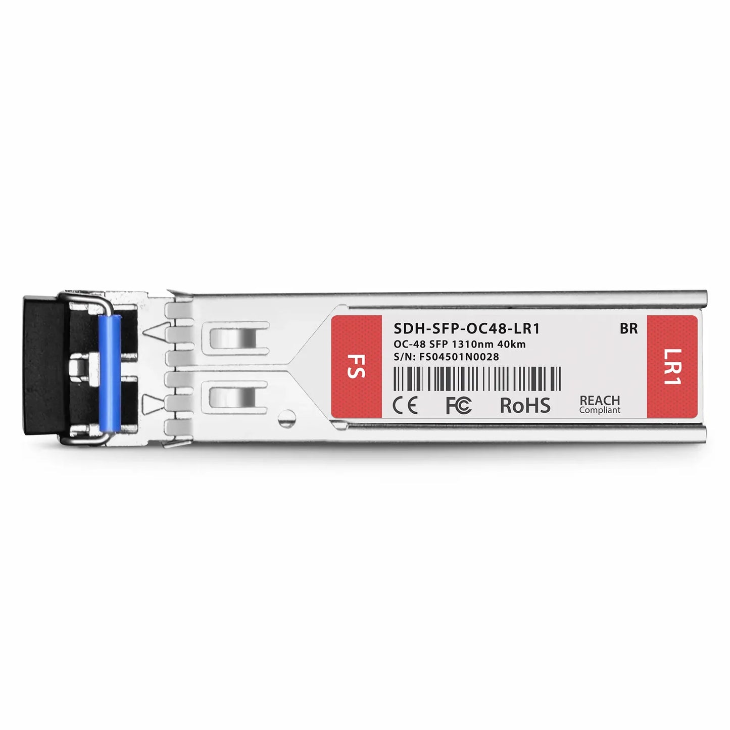 Brocade OC48-SFP-LR1 Compatible OC-48/STM-16 LR-1 SFP 1310nm 40km DOM Duplex LC SMF Optical Transceiver Module