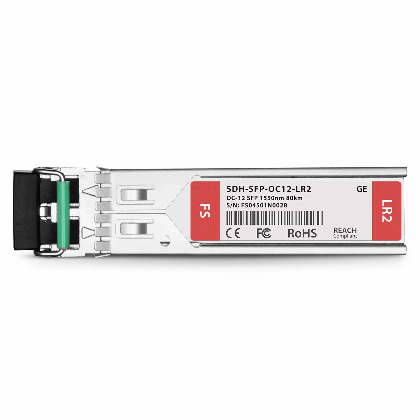 Generic Compatible OC-12/STM-4 LR-2 SFP 1550nm 80km DOM Duplex LC SMF Optical Transceiver Module