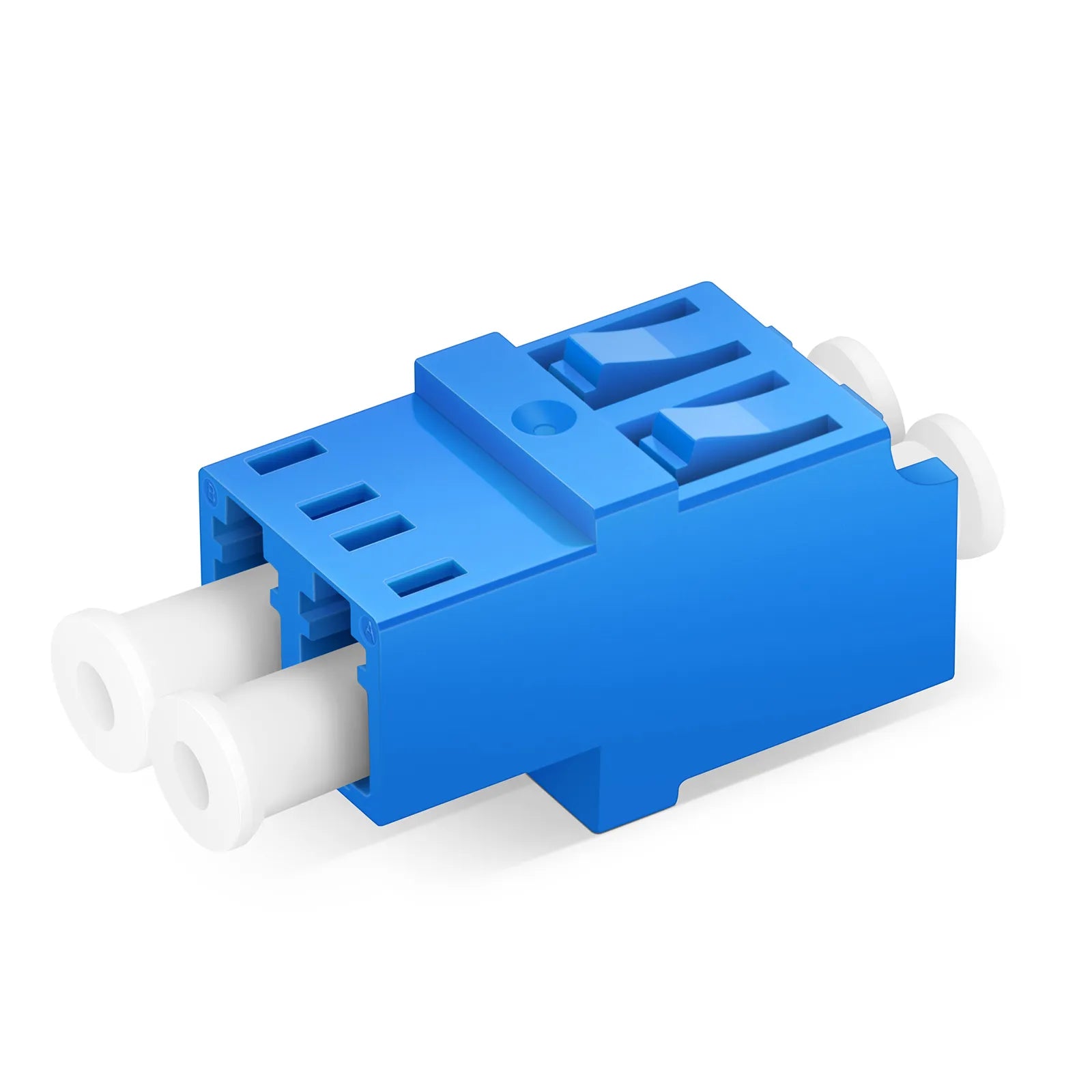 LC/UPC to LC/UPC Duplex OS2 Single Mode Fiber Optic Adapter/Coupler wi ...