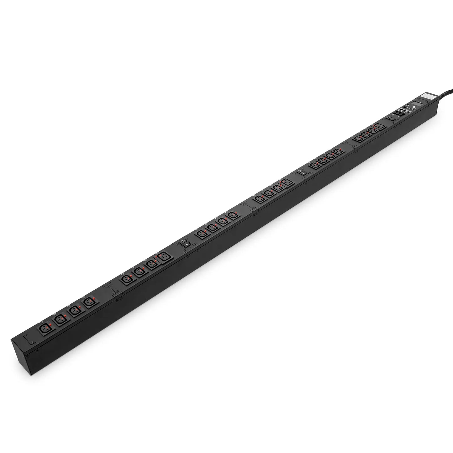 23kW 3-Phase 32A/415V Switched Rack PDU, 21 x C13 & 3 x C19 Outlets, IEC309 32A 3P+N+PE Plug, 10ft Cord, 0U Vertical