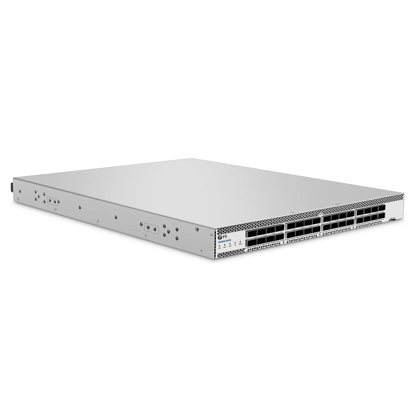 N5580-32CB, 32-Port Ethernet Data Center Switch, 32 x 100Gb QSFP28, PicOS®, Broadcom Trident 3 Chip, Front-to-Back Airflow