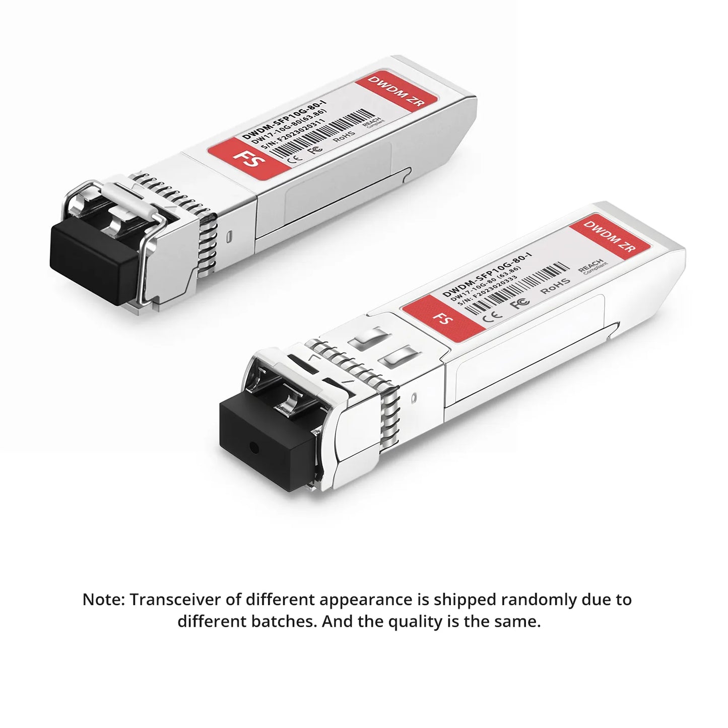 HW C21 DWDM-SFP10G-1560-61-I Compatible SFP+ 10G DWDM 1560.61nm 100GHz 80km DOM Duplex LC/UPC SMF Optical Transceiver Module for Transmission (Industrial)