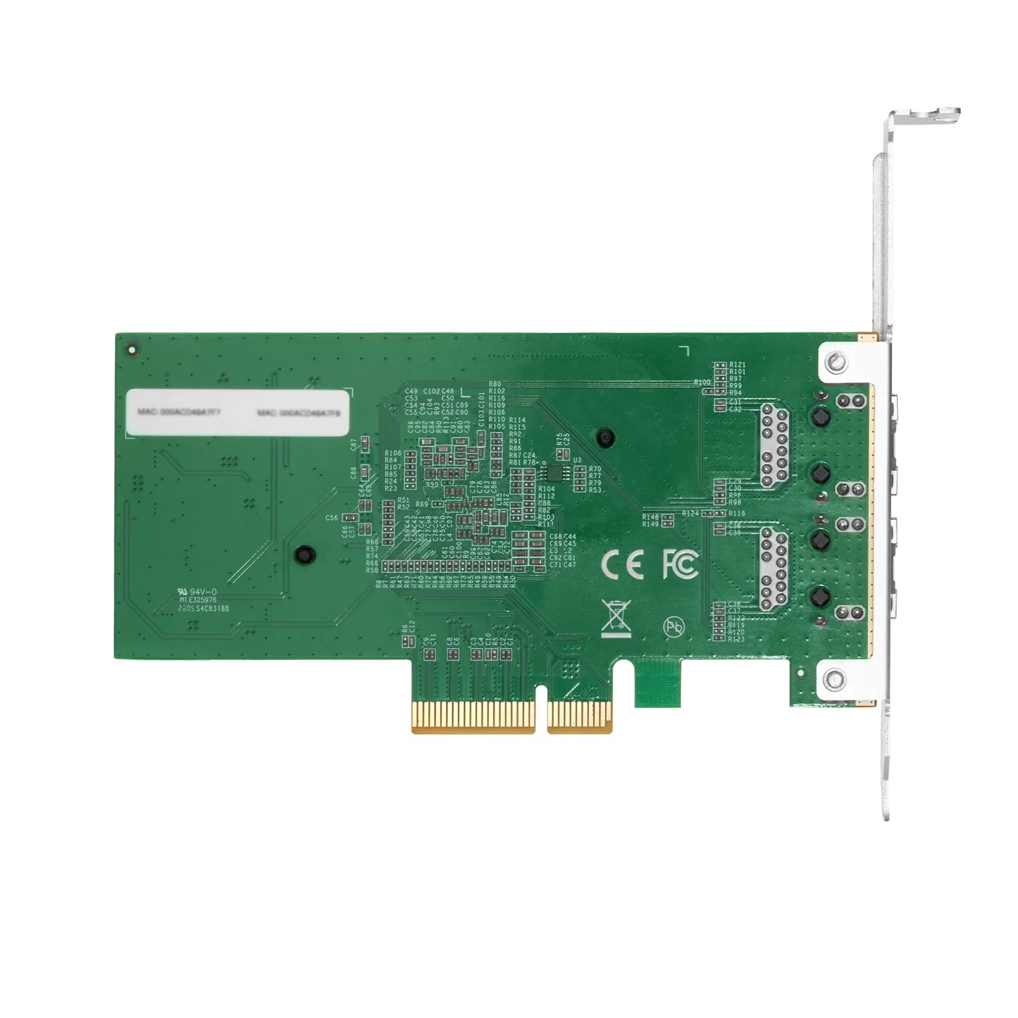 Intel E610-XAT2 Based Ethernet Network Interface Card, 10G Dual-Port RJ45, PCIe 4.0 x4, Comparable to Intel E610-XT2, Tall&Short Bracket