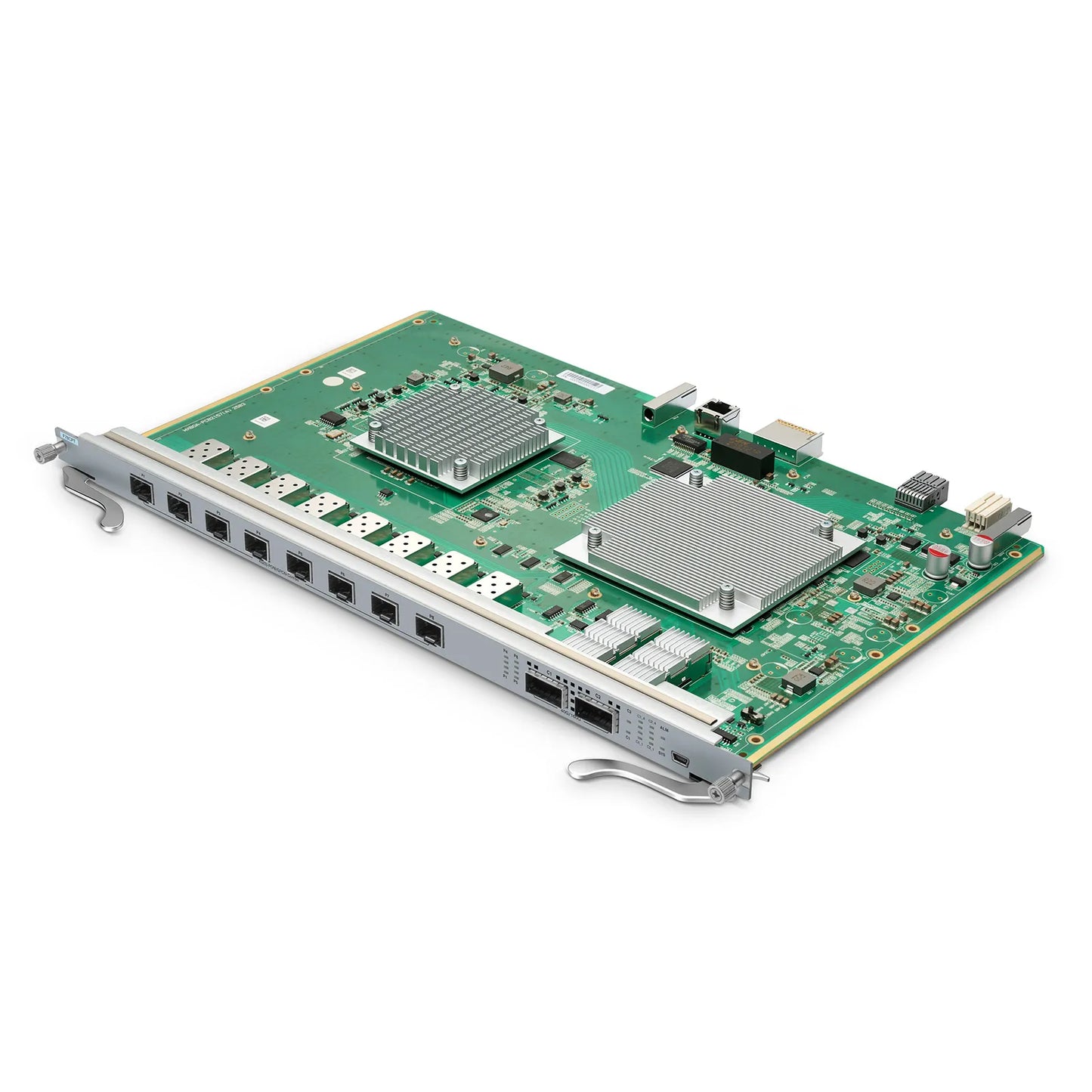F78CPT, 8-Port Combo OLT Line Card with 8 x XG(S)-PON Combo, 2 x 100G QSFP28 Ports, Broadcom Chip (Without Modules)