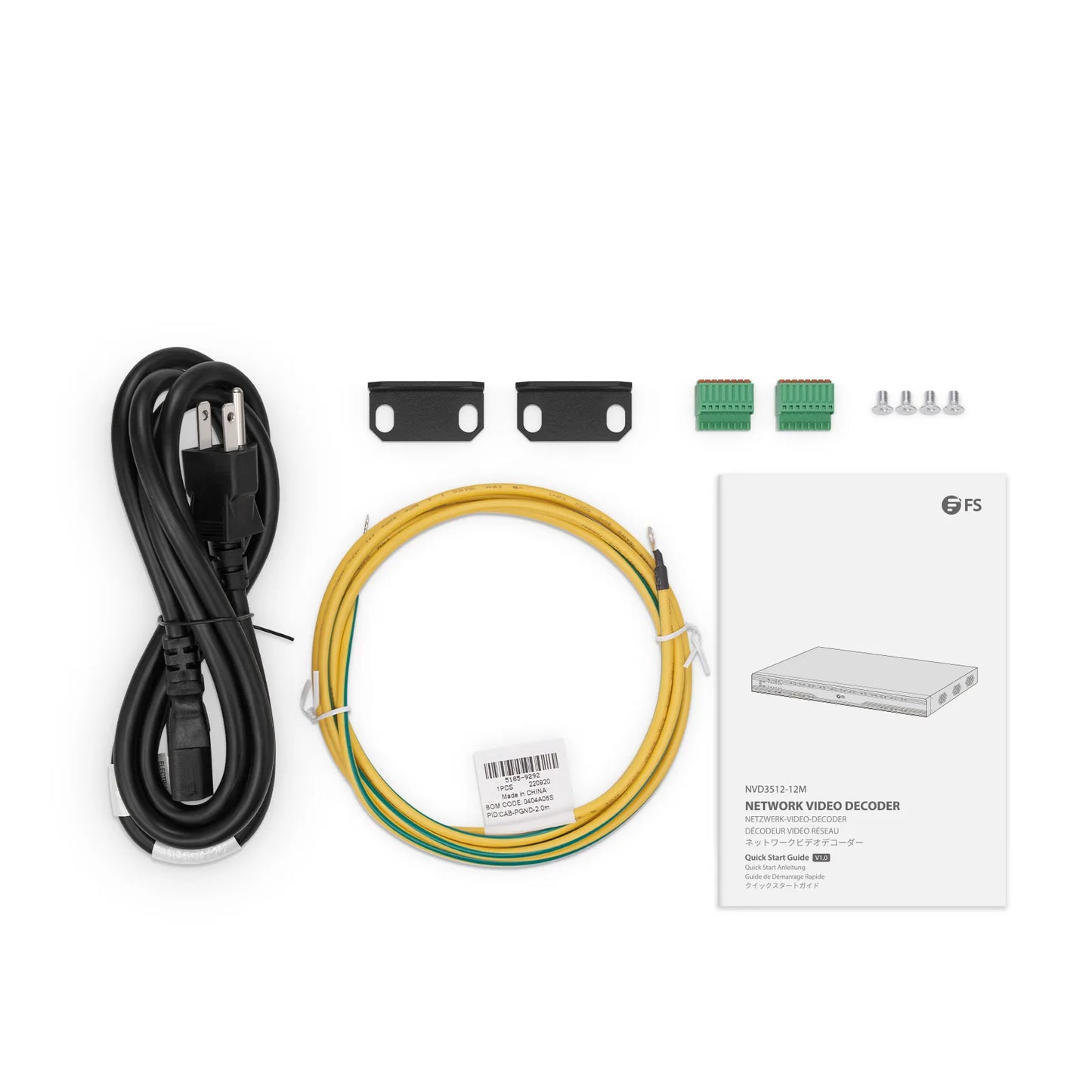 NVD3512-12M, 12-Channel 12MP Network Video Decoder, H.265, 12x HDMI Output & 4x HDMI Input