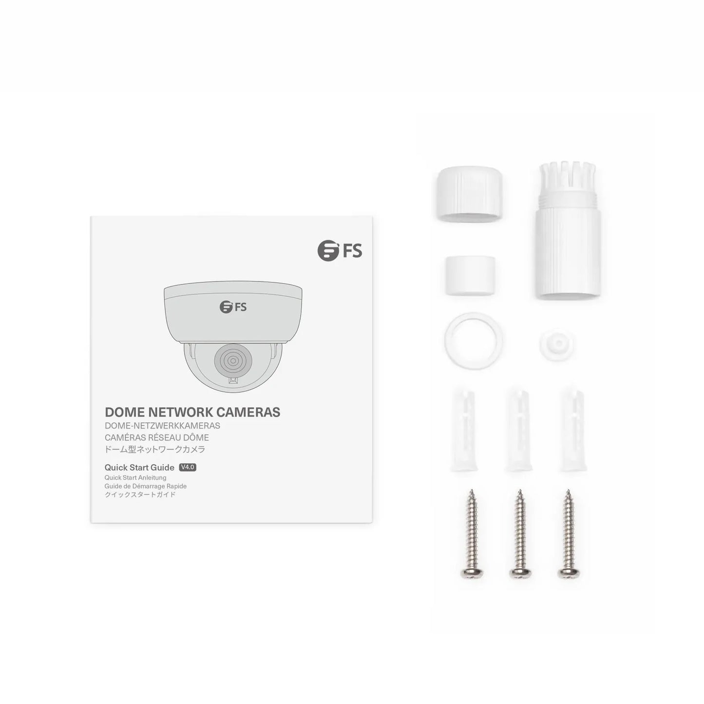 IPC101-5M-D, Super HD 5MP Dome Network Camera, 98ft Night Vision, IP67 & IK10 Vandal Resistant, PoE Network Camera with Fixed 2.8mm Lens