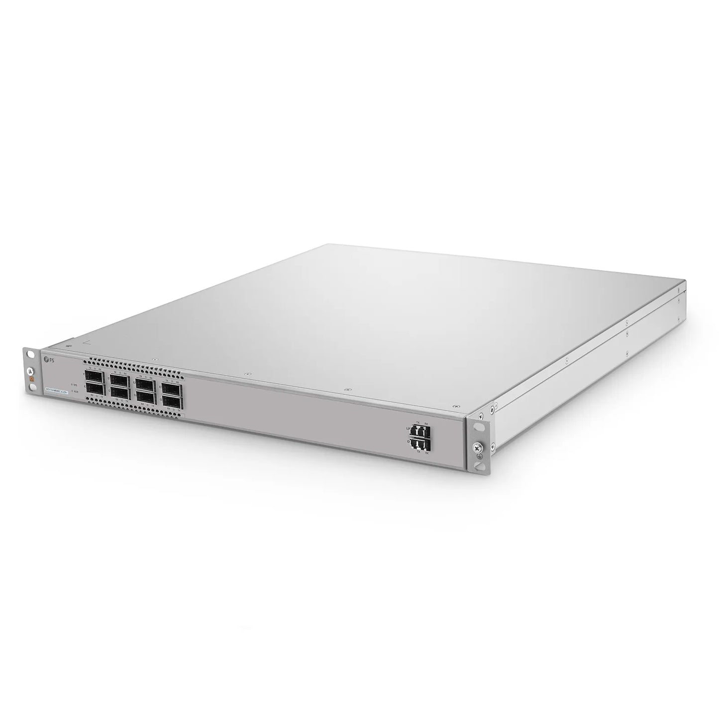 D5110-M08EC-E-ZR+, 8 Channel 100G Active DWDM Multiplexer for Open Line Systems, C21-C22, 8 x 100G QSFP28, Dual Fiber, 1U Rack Mount, 0-120km, Support WebGUI Network Management