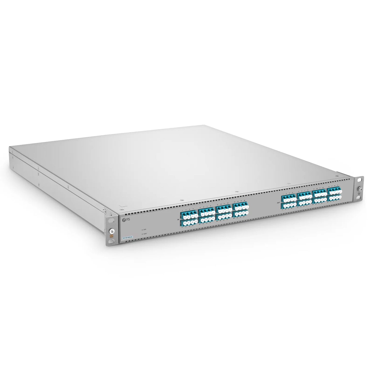 D5130-W32-M Multimode Low Loss All-Optical Circuit Switch, 32 x 32 Ports, Redundant AC PSUs, Support WebGUI Network Management
