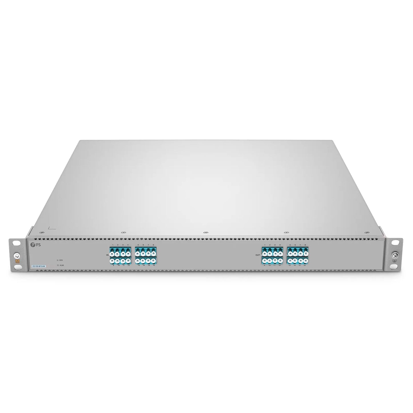 D5130-W16-M Multimode Low Loss All-Optical Circuit Switch, 16 x 16 Ports, Redundant AC PSUs, Support WebGUI Network Management