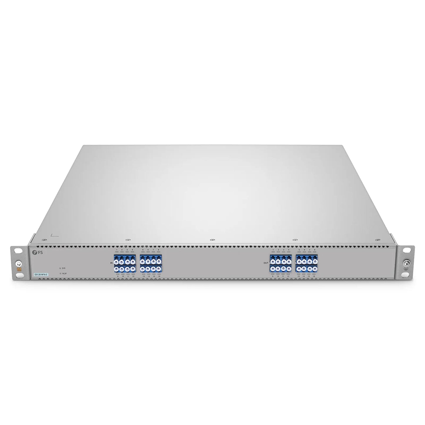 D5130-W16-S Single-mode Low Loss All-Optical Circuit Switch with Built-in OPD, 16 x 16 Ports, Redundant AC PSUs, Support WebGUI Network Management