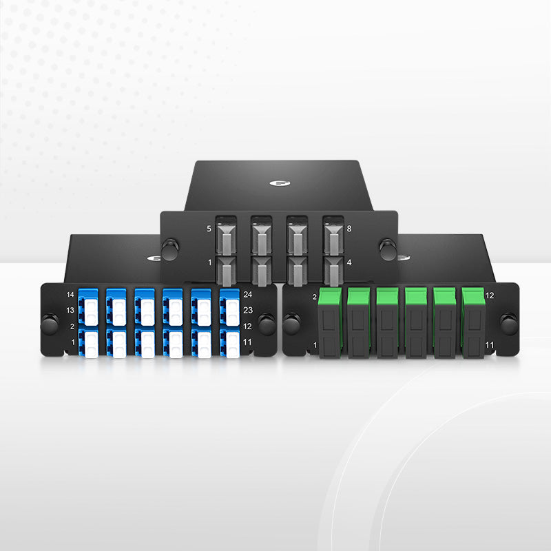 FHD™ LC Splice Cassette with Pigtails, 12 Fibers OS2 Single Mode, 6 x LC APC Duplex (Green), 0.3dB Max.