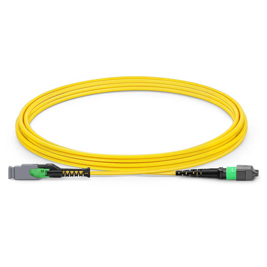 3m (10ft) MMC Jumper, MMC-16 APC (Female) to MTP®-16 APC (Female), 16 Fibers, Single Mode (OS2), Plenum (OFNP), 0.35dB Max, Jumper Polarity, Yellow