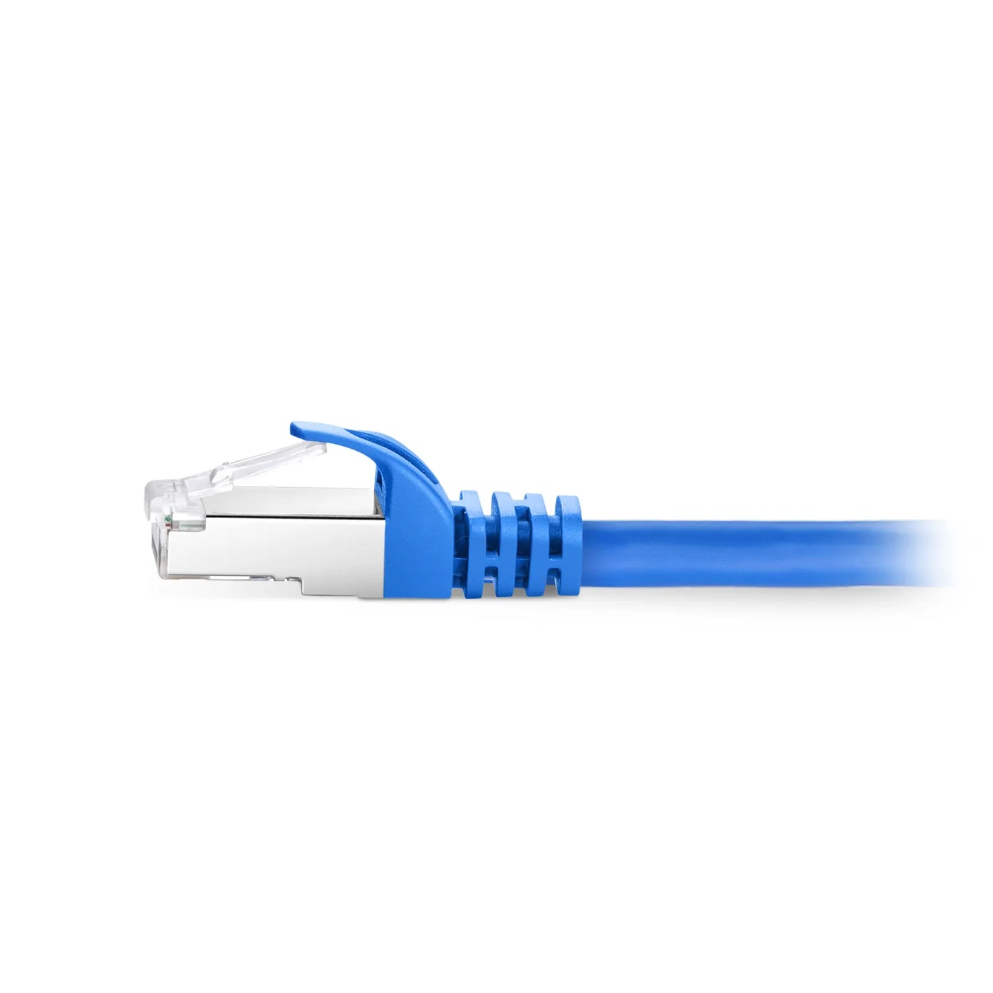 6in (0.15m) Cat6 26AWG Snagless Shielded (S/FTP) PVC CM Ethernet Network Patch Cable, Blue