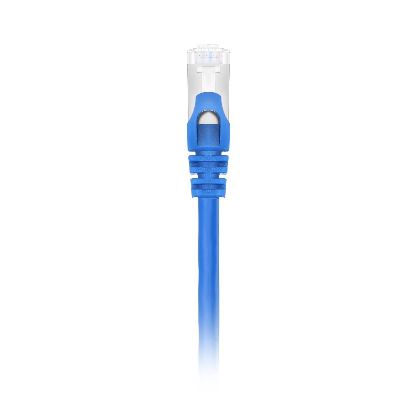 6in (0.15m) Cat6 26AWG Snagless Shielded (S/FTP) PVC CM Ethernet Network Patch Cable, Blue