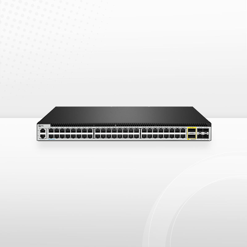 S5800-48MBQ, 48-Port Ethernet L3 Switch, 48 x 100M/1000M/2.5GBASE-T/Multi-Gigabit, with 4 x 25Gb SFP28 and 2 x 40Gb QSFP+, Support MLAG