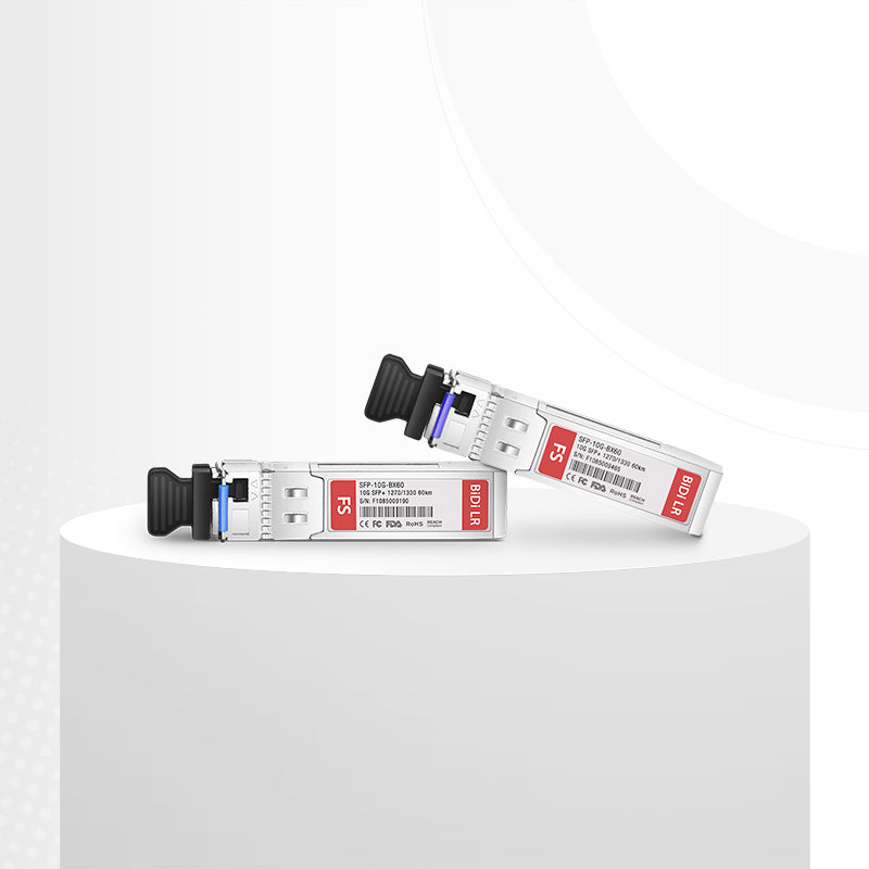 Ericsson Compatible SFP+ 10GBASE-BX10-D BiDi 1330nm-TX/1270nm-RX 10km DOM Simplex LC/UPC SMF Optical Transceiver Module For 4G Wireless (Industrial)