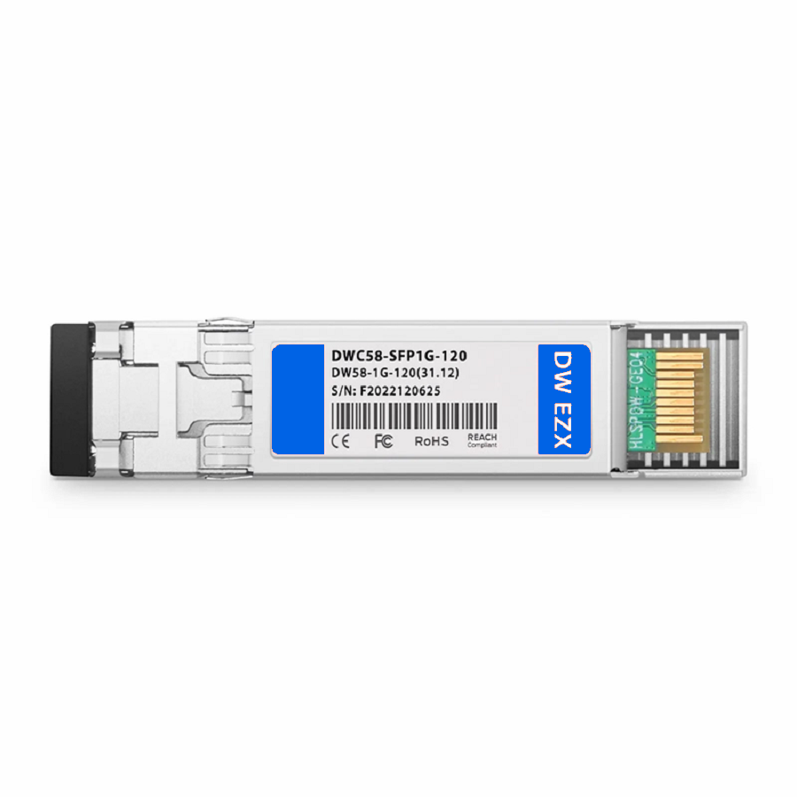 Refurb Squared Cisco C58 DWDM-SFP-3112 Compatible SFP 1000BASE-DWDM 1531.12nm 100GHz 120km DOM Duplex LC/UPC SMF Optical Transceiver Module for Transmission