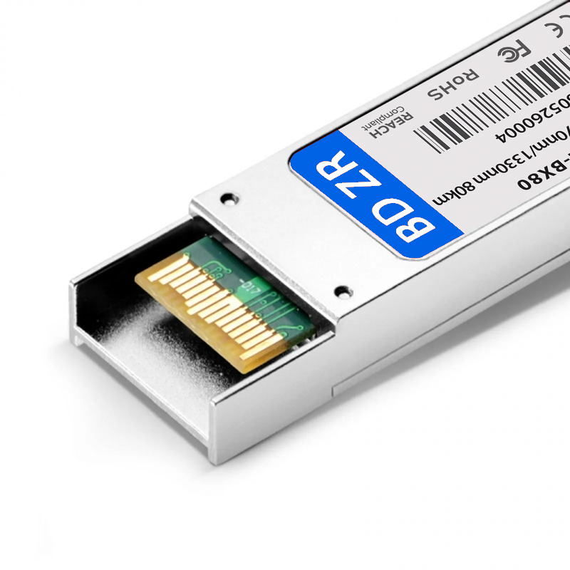 Refurb Squared Cisco XFP-10G-BX80U Compatible 10GBASE-BX XFP BiDi 1270nm-TX/1330nm-RX 80km DOM Simplex LC SMF Optical Transceiver Module