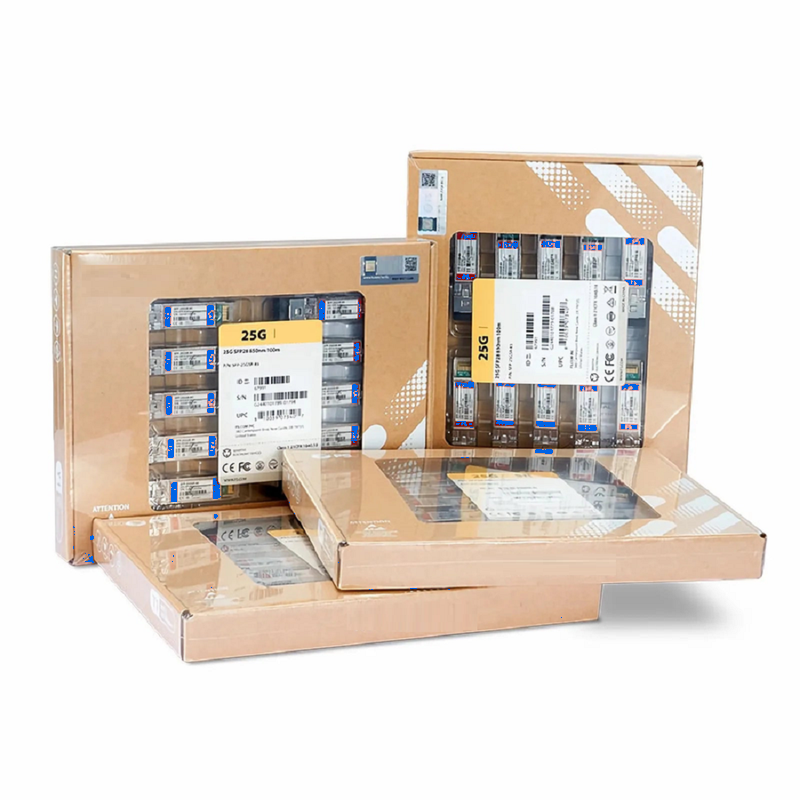 Refurb Squared Arista Networks SFP-25G-SR Compatible 25GBASE-SR SFP28 850nm 100m DOM Duplex LC/UPC MMF Optical Transceiver Module