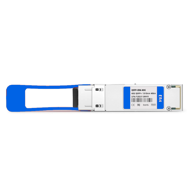 Refurb Squared HW QSFP-40G-ER4 Compatible 40GBASE-ER4 QSFP+ 1310nm 40km DOM Duplex LC/UPC SMF Optical Transceiver Module