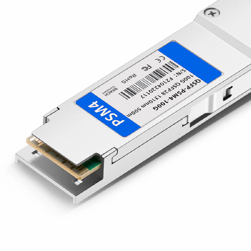 Refurb Squared Cisco QSFP-100G-PSM4-S Compatible 100GBASE-PSM4 QSFP28 4 x 25G NRZ 1310nm 500m DOM MPO-12/APC SMF Optical Transceiver Module, Breakout to 4 x 25G-LR