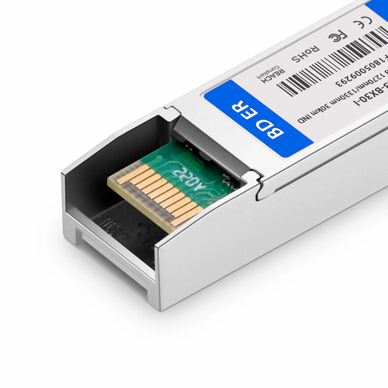 Refurb Squared Cisco Compatible 25GBASE-U SFP28 BiDi 1270nm-TX/1310nm-RX 30km DOM Simplex LC/UPC SMF Optical Transceiver Module (Industrial)