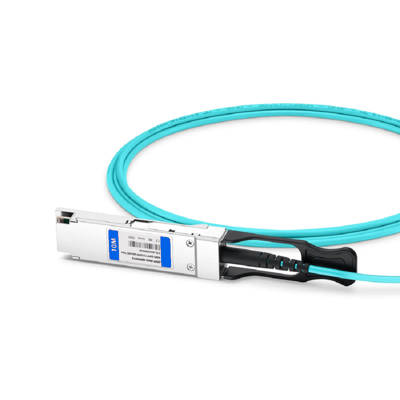 Refurb Squared 5m (16ft) Cisco Compatible 400G QSFP112 4 x 100G PAM4 to 400G QSFP-DD 8 x 50G PAM4 Active Optical Cable